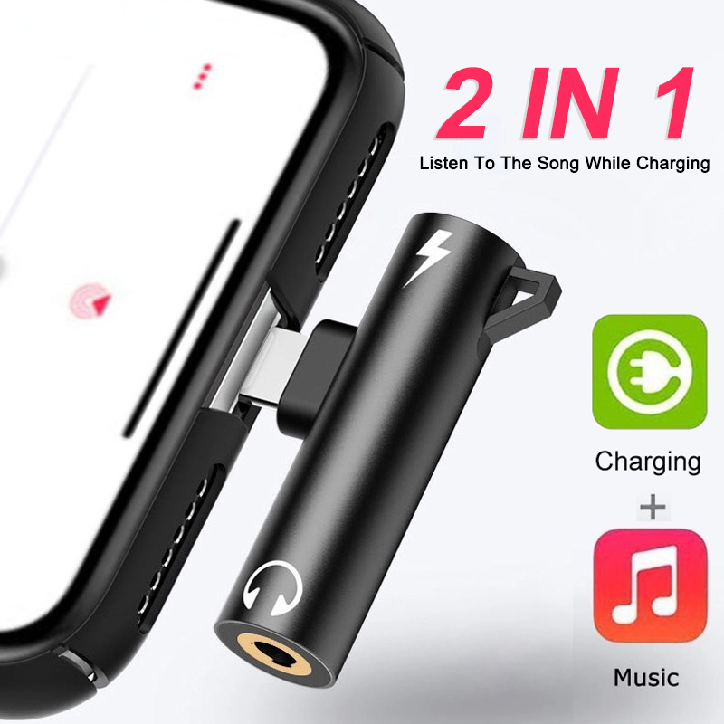 2 IN 1 Audio Charging Headphon - огляд і ціна Earphone Splitter Jack