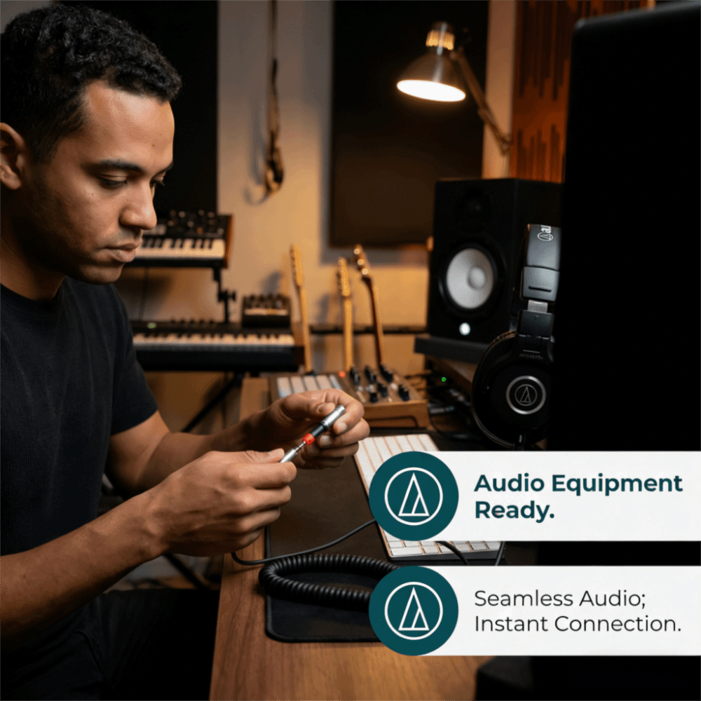 Plug and Play 2.5mm to 3.5mm A - огляд і ціна Audio Technica Headphone Ath-M50X