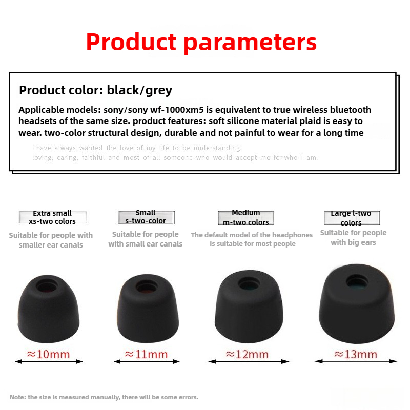 Soft Silicone Ear Tips Replace - огляд і ціна Sony Headphone Wf-1000Xm5