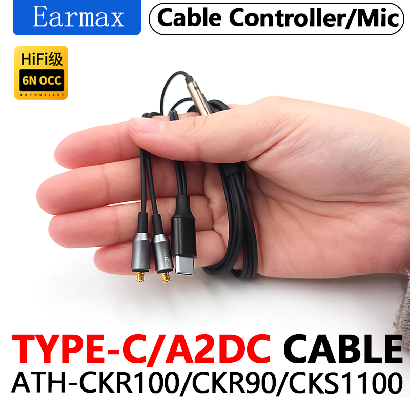 For ATH-CKR100 CKR90is CKR100i - огляд і ціна Usb C Earphone